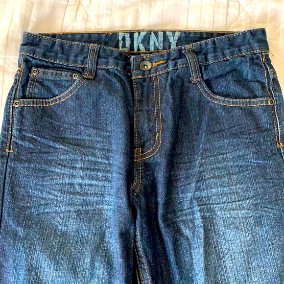 DKNY Boys Dark Blue Jeans - Picture 1 of 5